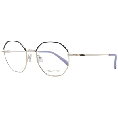 Emilio Pucci Schwarze Metallbrille (Gestell)