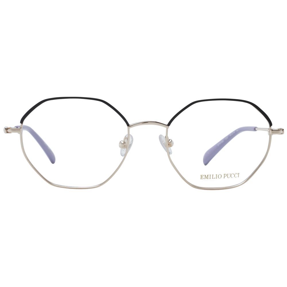 Emilio Pucci Schwarze Metallbrille (Gestell)