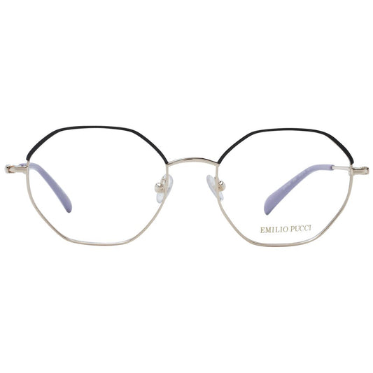 Emilio Pucci Schwarze Metallbrille (Gestell)