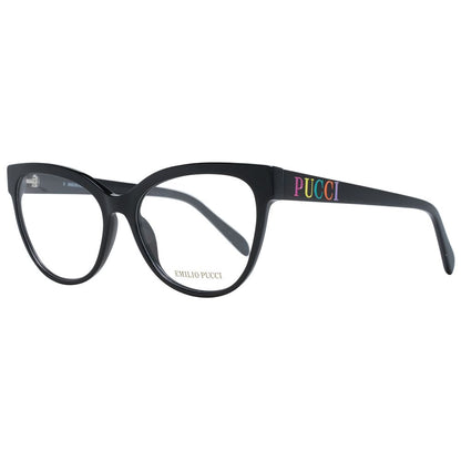 Emilio Pucci Schwarze Kunststoffbrille (Gestell)
