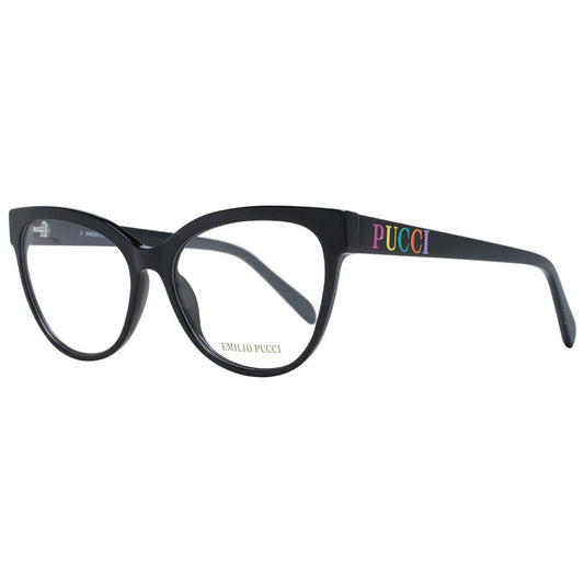 Emilio Pucci Schwarze Kunststoffbrille (Gestell)