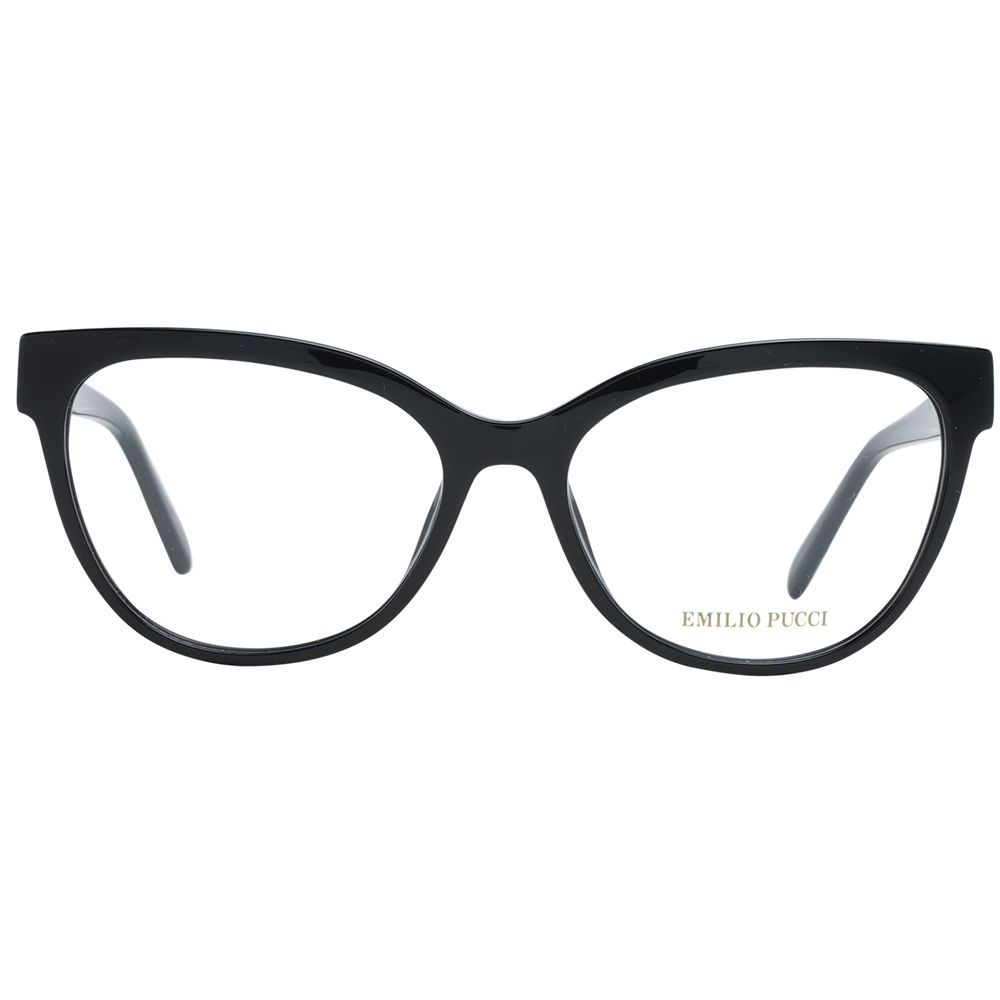 Emilio Pucci Schwarze Kunststoffbrille (Gestell)
