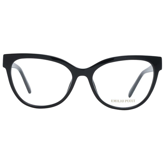 Emilio Pucci Schwarze Kunststoffbrille (Gestell)
