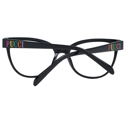 Emilio Pucci Schwarze Kunststoffbrille (Gestell)