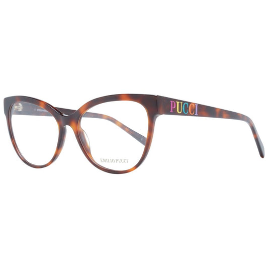 Emilio Pucci Braune Kunststoffbrille (Gestell)