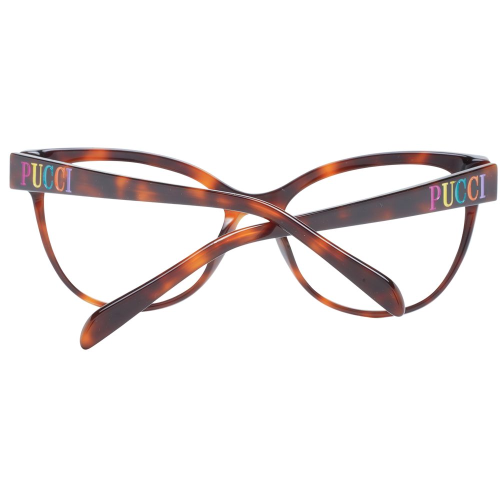 Emilio Pucci Braune Kunststoffbrille (Gestell)