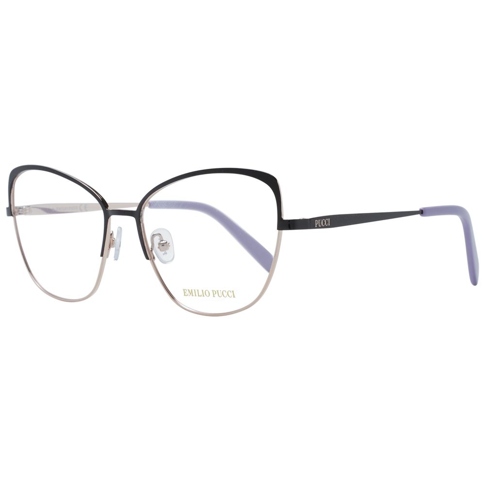Emilio Pucci Schwarze Metallbrille (Gestell)