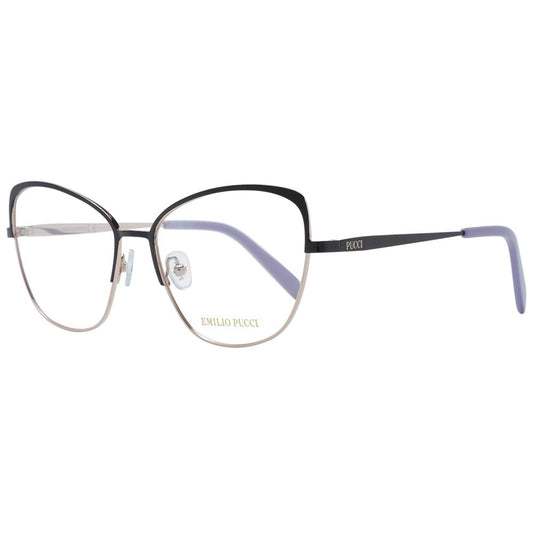 Emilio Pucci Schwarze Metallbrille (Gestell)