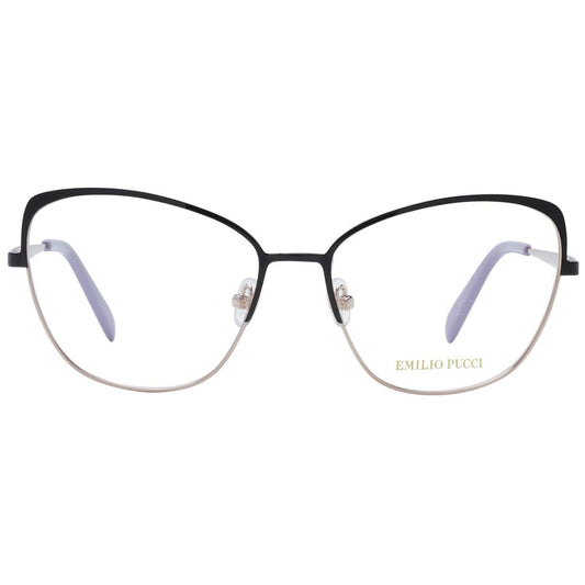 Emilio Pucci Schwarze Metallbrille (Gestell)