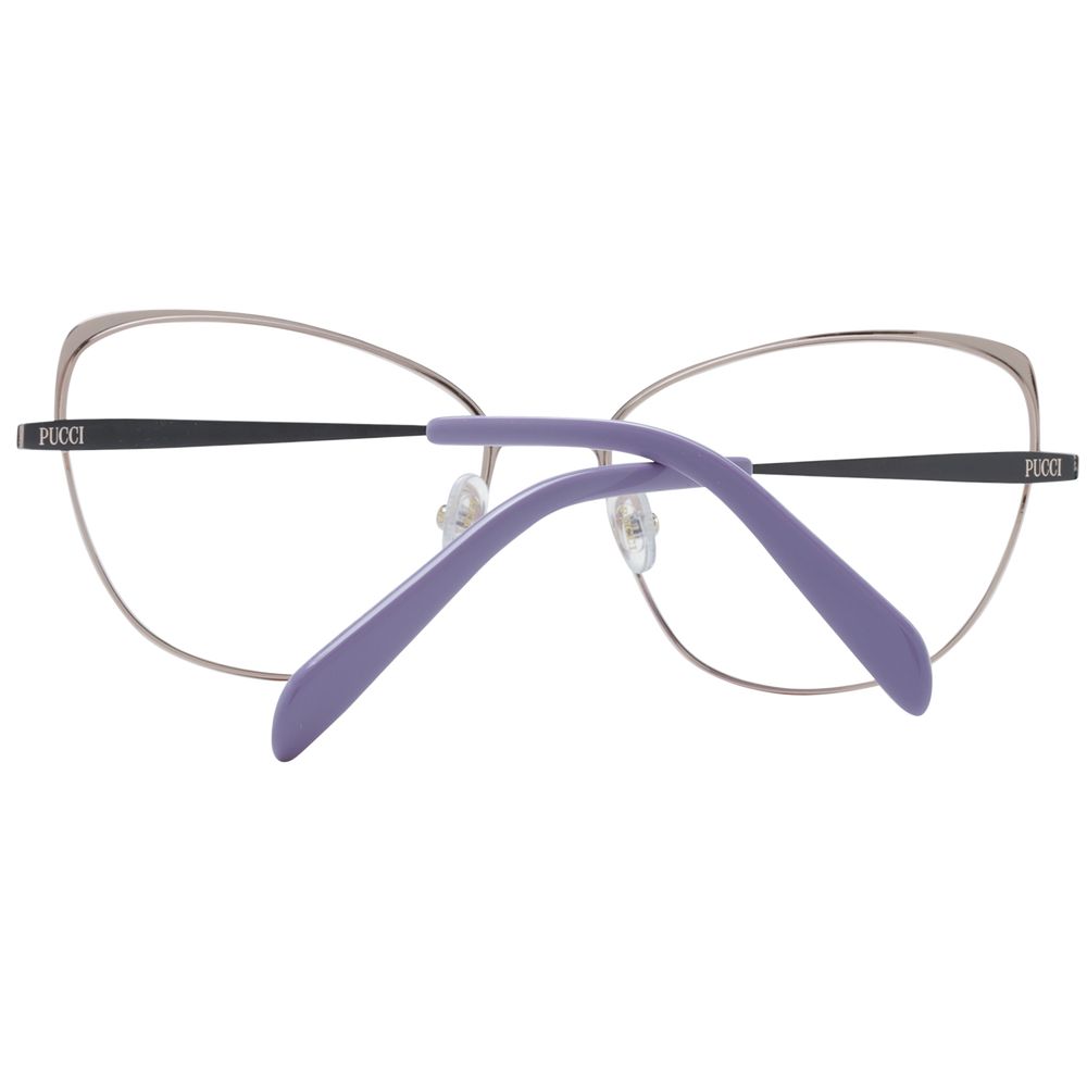 Emilio Pucci Schwarze Metallbrille (Gestell)