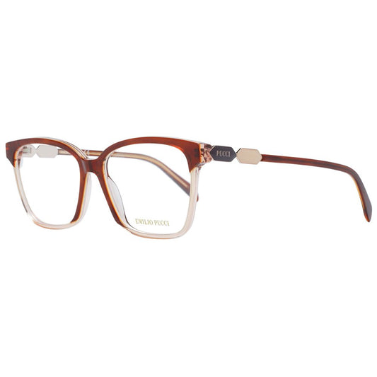Emilio Pucci Braune Kunststoffbrille (Gestell)