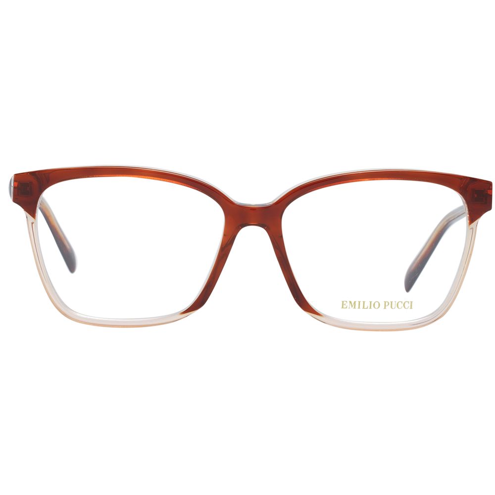 Emilio Pucci Braune Kunststoffbrille (Gestell)