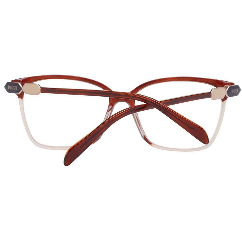 Emilio Pucci Braune Kunststoffbrille (Gestell)
