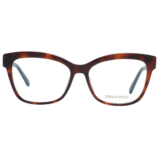 Emilio Pucci Braune Kunststoffbrille (Gestell)
