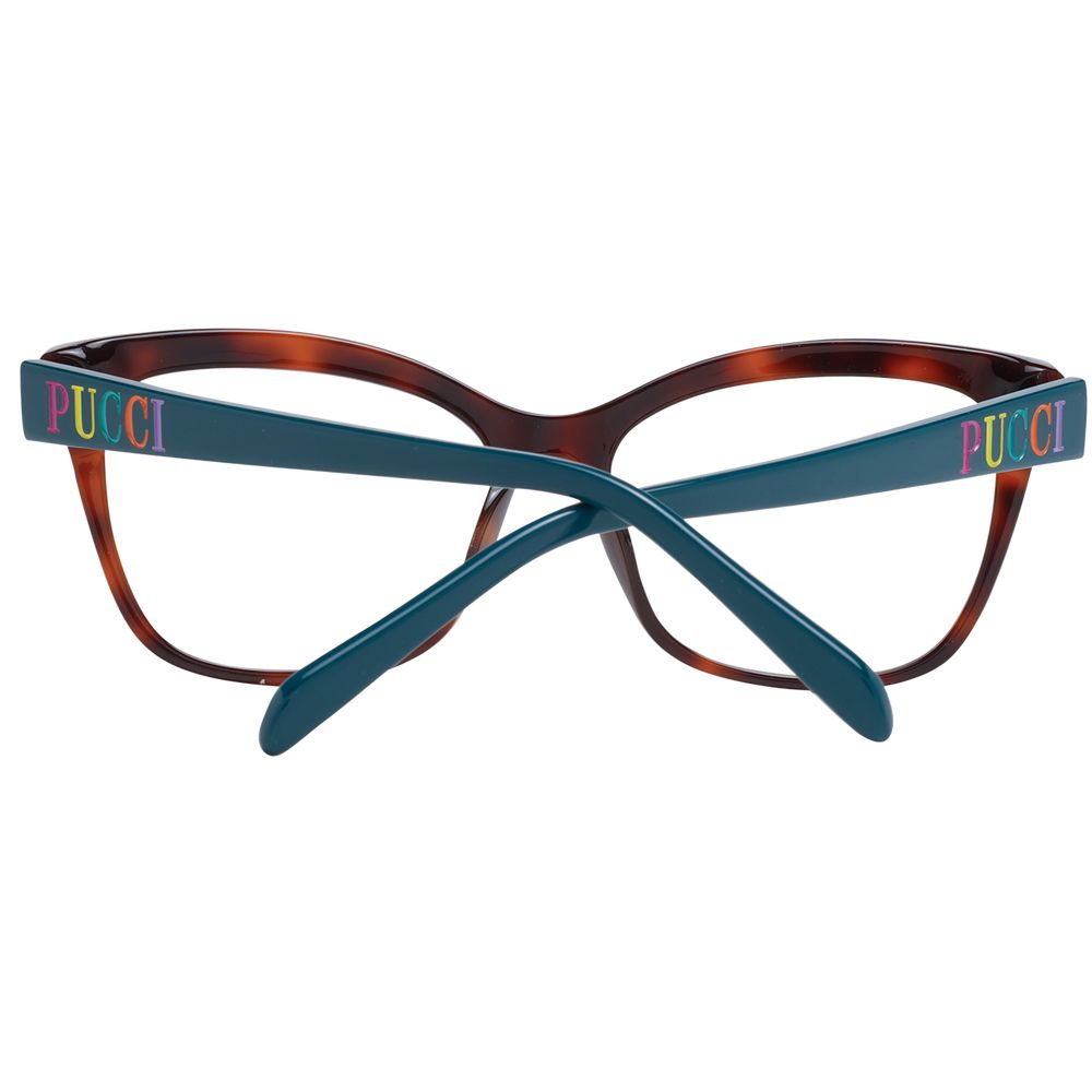 Emilio Pucci Braune Kunststoffbrille (Gestell)