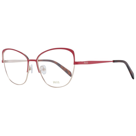 Emilio Pucci Rote Metallbrille (Gestell)