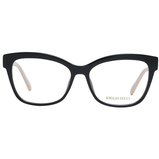 Emilio Pucci Schwarze Kunststoffbrille (Gestell)