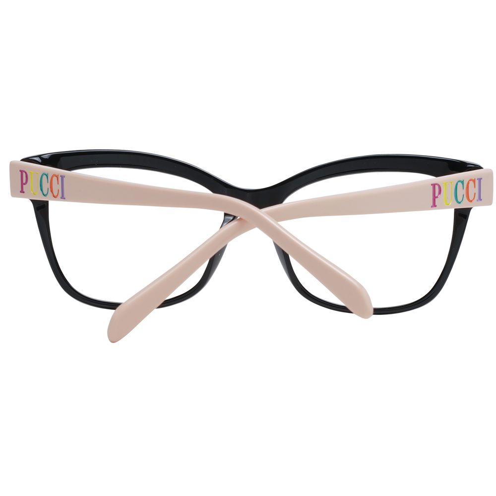Emilio Pucci Schwarze Kunststoffbrille (Gestell)