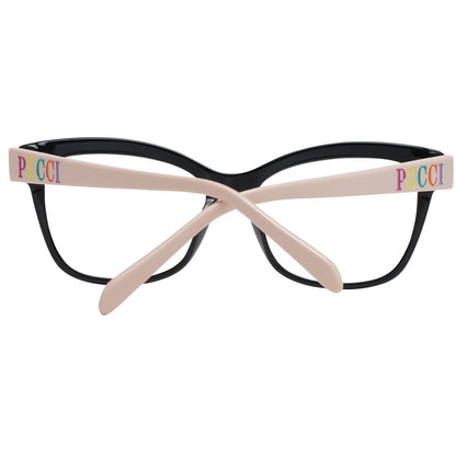 Emilio Pucci Schwarze Kunststoffbrille (Gestell)