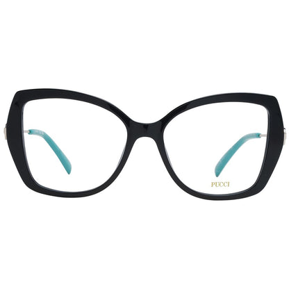 Emilio Pucci Schwarze Kunststoffbrille (Gestell)