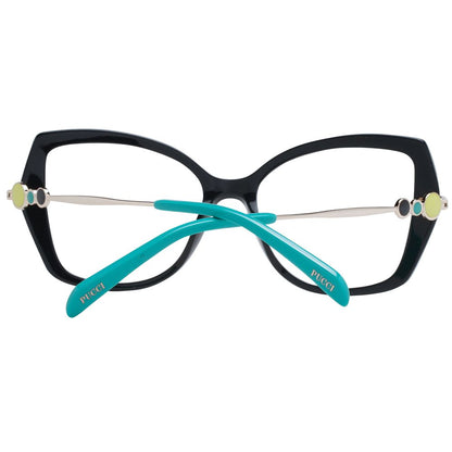 Emilio Pucci Schwarze Kunststoffbrille (Gestell)