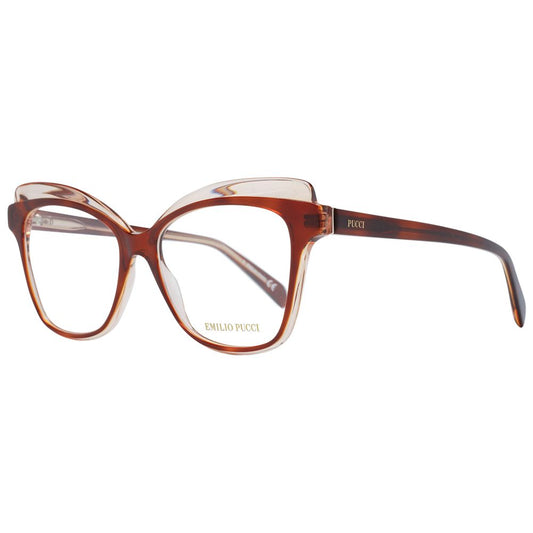Emilio Pucci Braune Kunststoffbrille (Gestell)