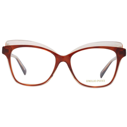 Emilio Pucci Braune Kunststoffbrille (Gestell)