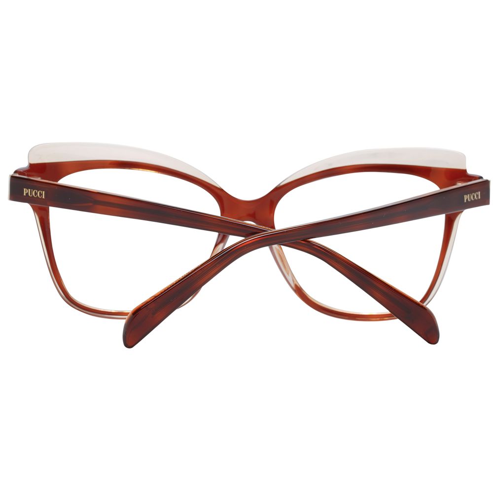 Emilio Pucci Braune Kunststoffbrille (Gestell)