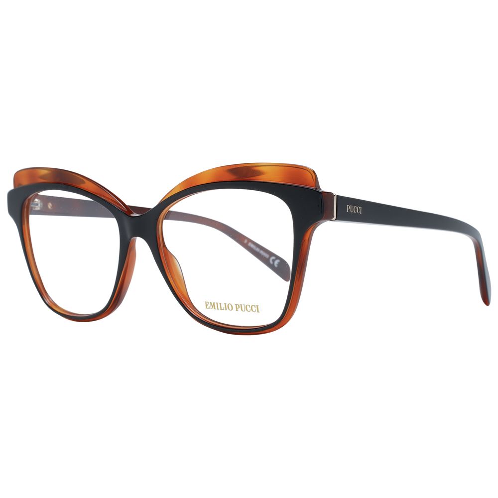 Emilio Pucci Braune Kunststoffbrille (Gestell)