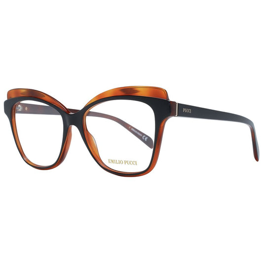 Emilio Pucci Braune Kunststoffbrille (Gestell)