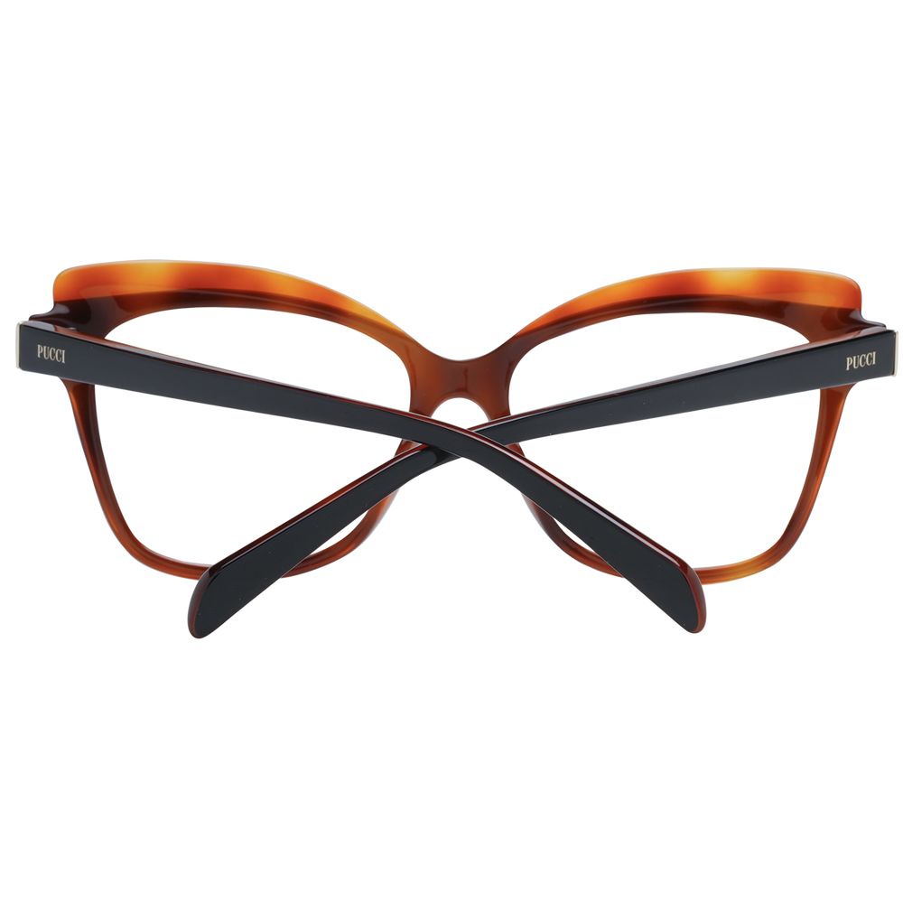 Emilio Pucci Braune Kunststoffbrille (Gestell)