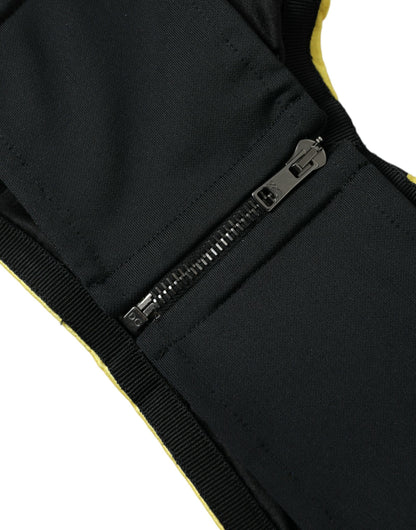 Dolce &amp; Gabbana – Ärmelloses Bustier-Crop-Top mit mehrfarbigem Blumenmuster