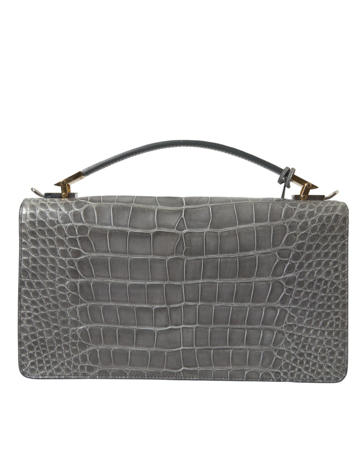 Balenciaga Graue Handtasche aus exotischem Leder, mittlere Schultertasche