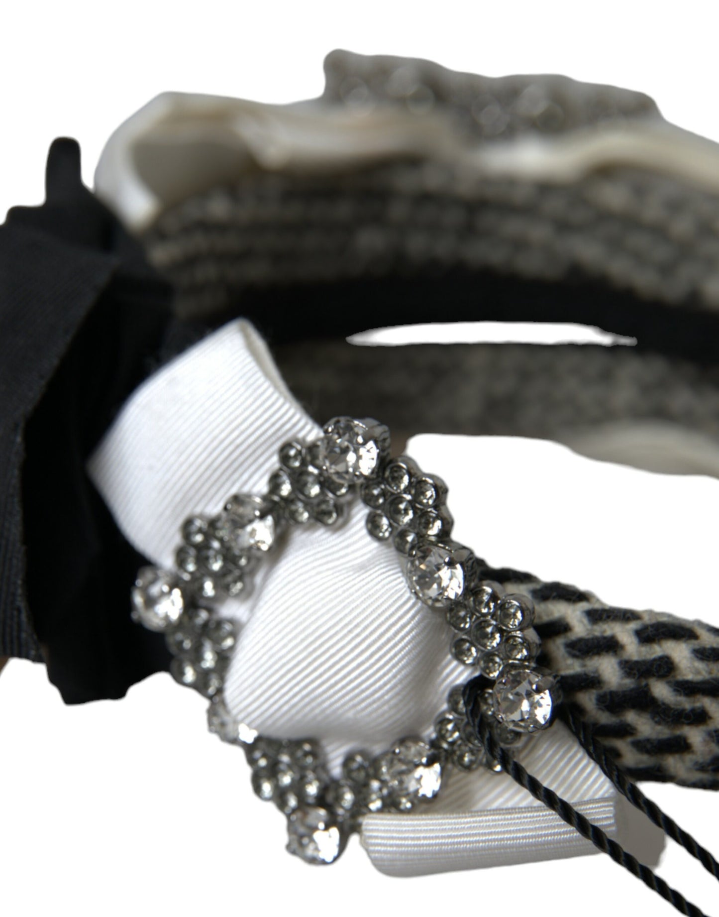 Dolce &amp; Gabbana Mehrfarbiges, mit Kristallen verziertes Damen-Stirnband-Diadem