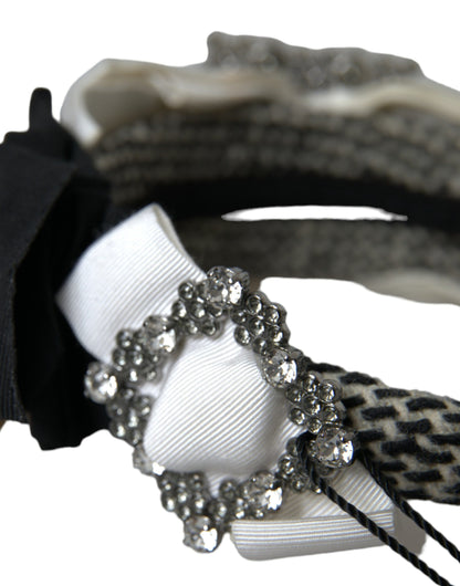 Dolce &amp; Gabbana Mehrfarbiges, mit Kristallen verziertes Damen-Stirnband-Diadem