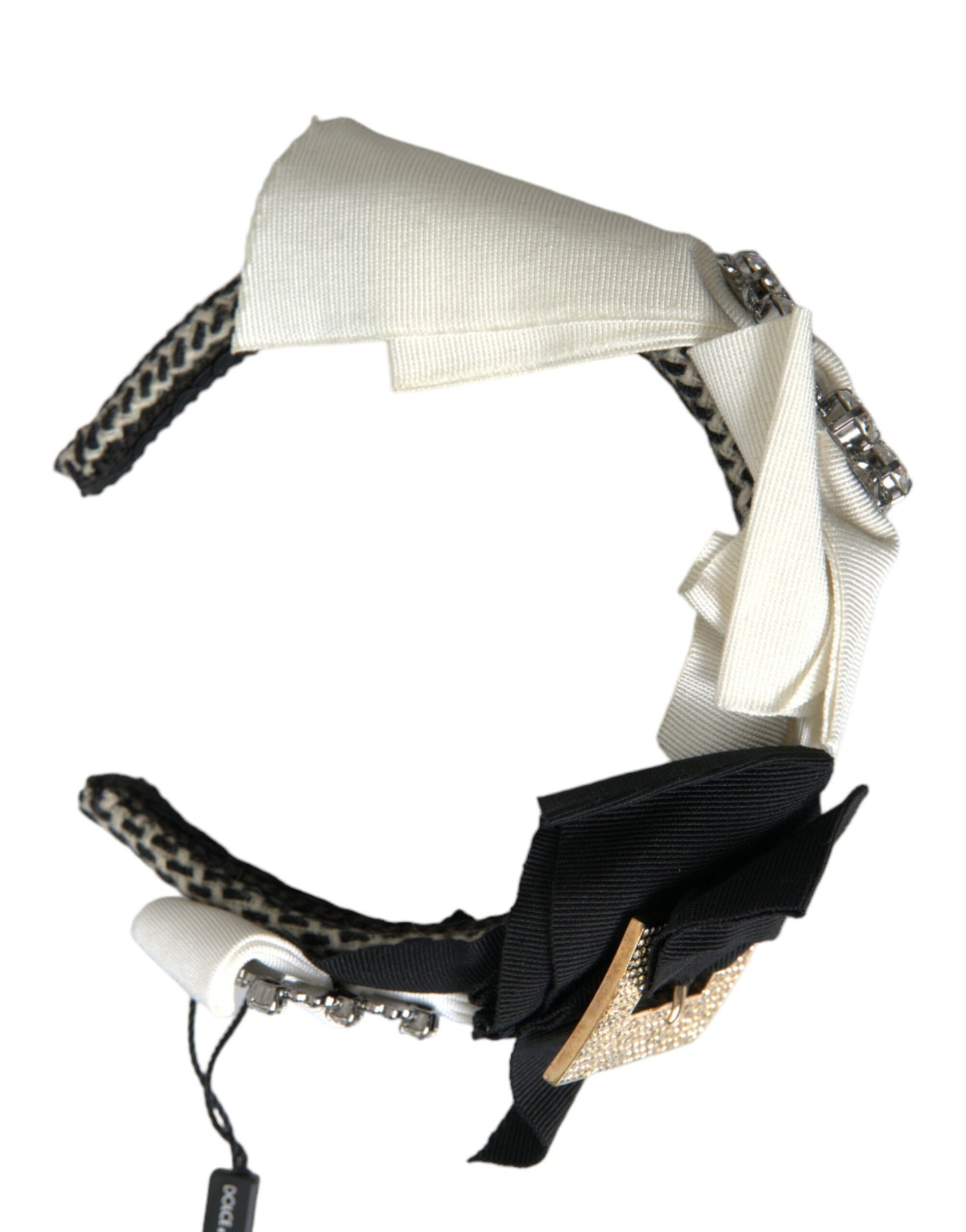 Dolce &amp; Gabbana Mehrfarbiges, mit Kristallen verziertes Damen-Stirnband-Diadem