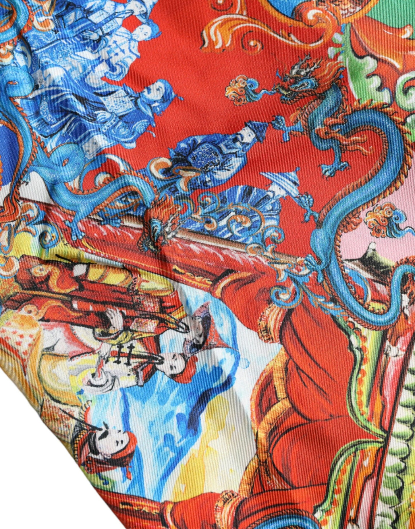 Dolce &amp; Gabbana – Freizeithemd mit mehrfarbigem Muster und Button-Down-Kragen