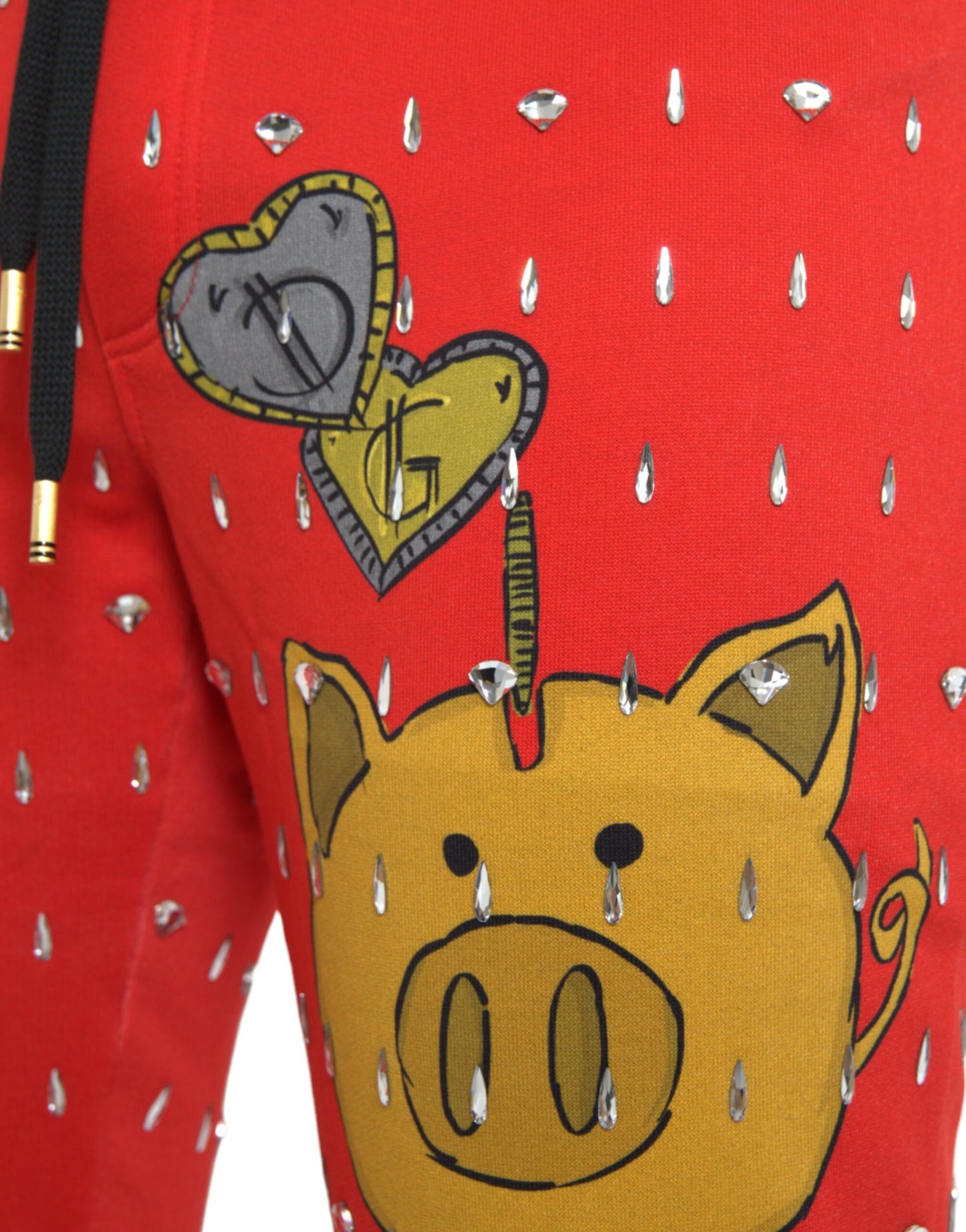 Dolce &amp; Gabbana – Rote Jogginghose „Year of the Pig“