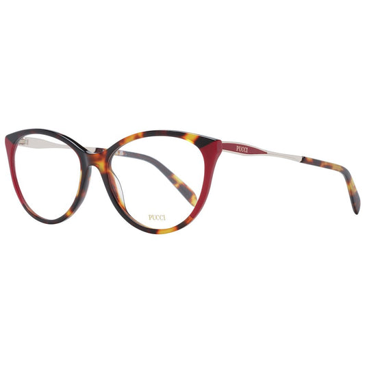 Emilio Pucci Rote Damen-Brillenfassung