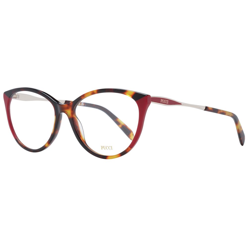 Emilio Pucci Rote Damen-Brillenfassung