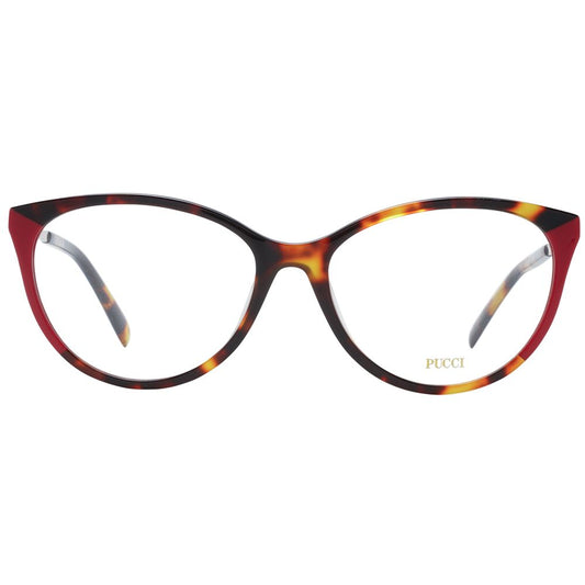 Emilio Pucci Rote Damen-Brillenfassung