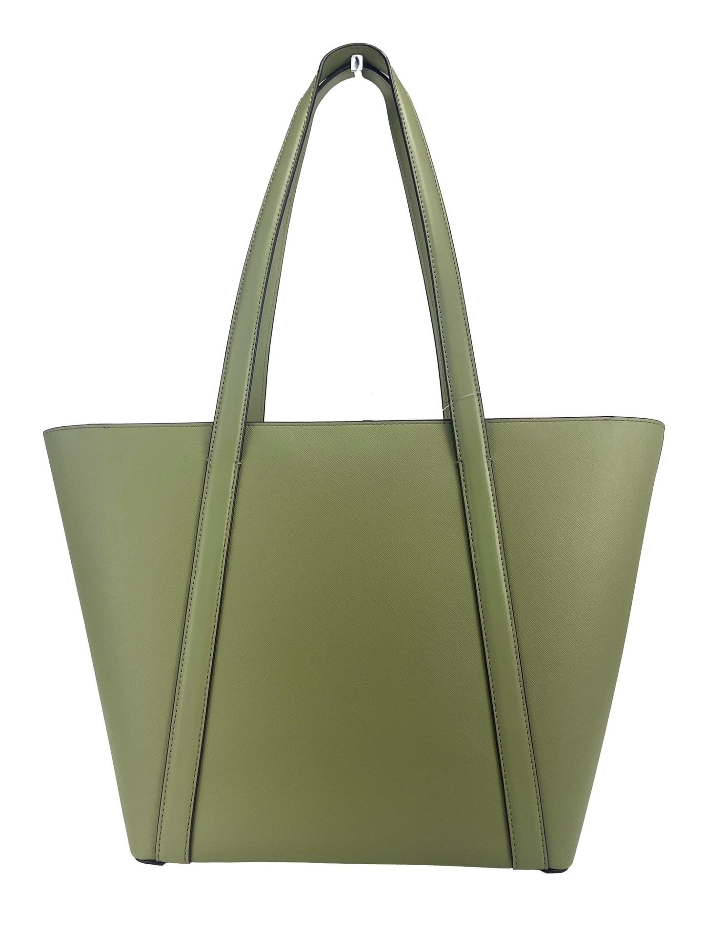 Michael Kors – Große Pratt-Schultertasche mit Reißverschluss, Helles Salbeigrün