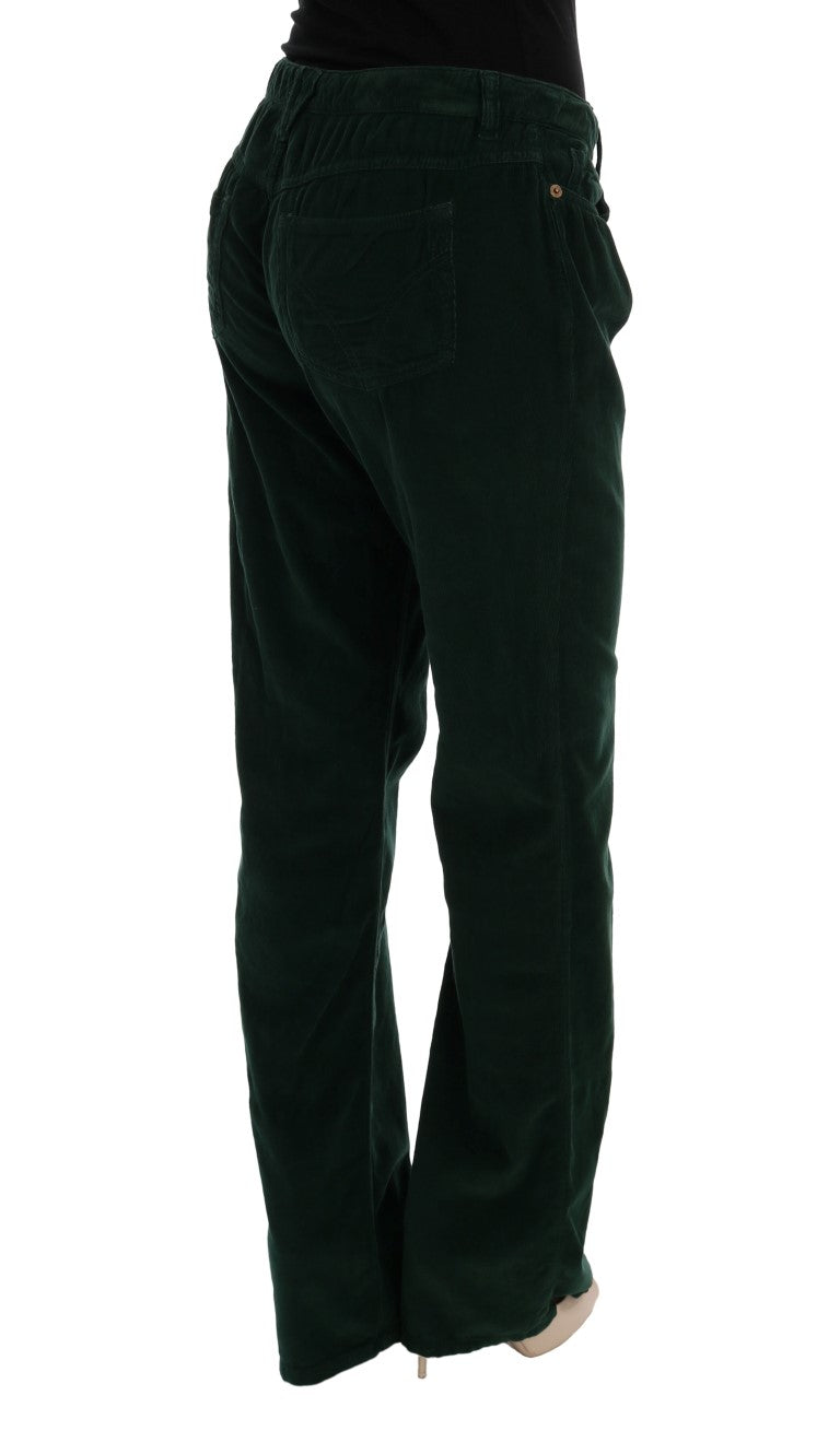 Dolce &amp; Gabbana Grüne Cordjeans aus Baumwolle