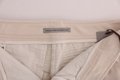 Weiße Slim-Fit-Freizeitjeans von Ermanno Scervino