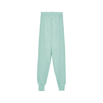 Hinnominate Green Wool Blend Women Pants