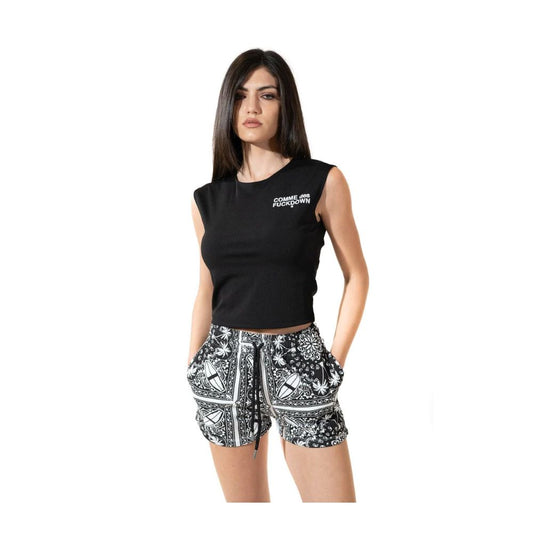 Comme Des Fuckdown Chic Monochrome Palms Baumwollshorts