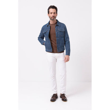 Don The Fuller – Blaue Baumwolljacke für Herren
