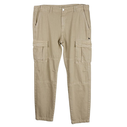Comme Des Fuckdown Beige Baumwoll-Herrenhose
