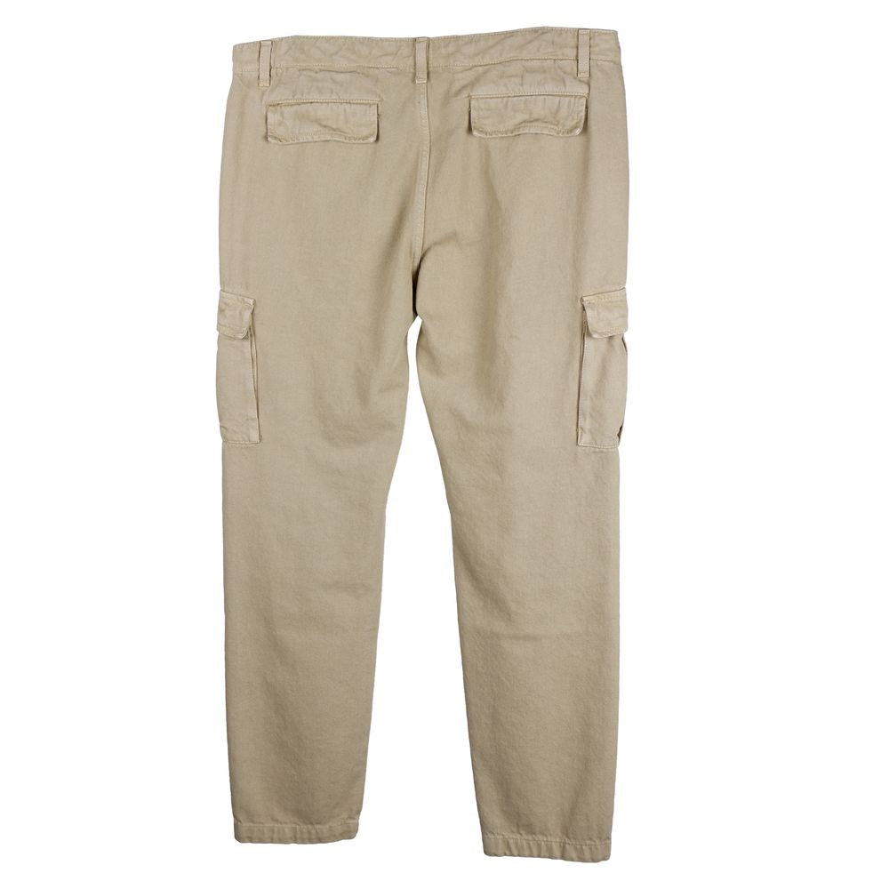 Comme Des Fuckdown Beige Baumwoll-Herrenhose