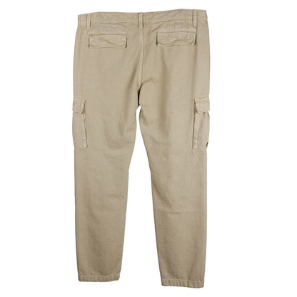 Comme Des Fuckdown Beige Baumwoll-Herrenhose